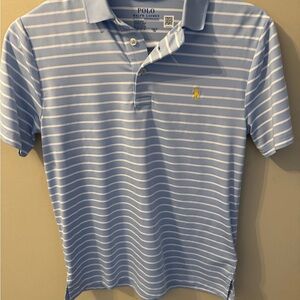 Polo by Ralph Lauren Light Blue Striped Polo Shirt